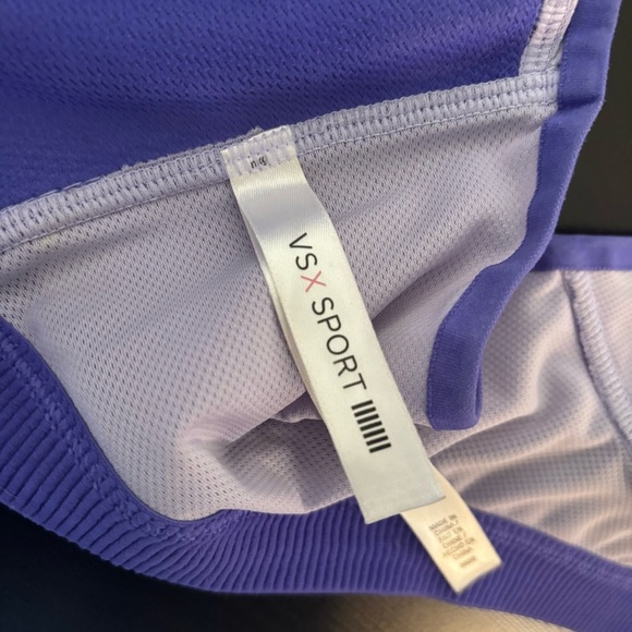 Victoria's Secret Purple Sports Bra Racerback Design - Picture 8 of 8